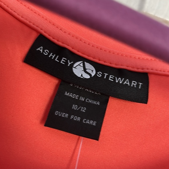 NWT Ashley Stewart basic cami tank coral size 10/12 - Picture 4 of 5